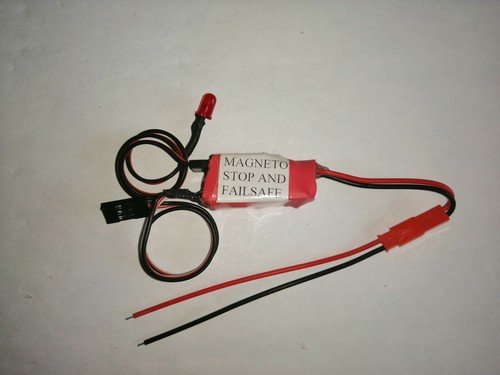 Model petrol engine - , magneto